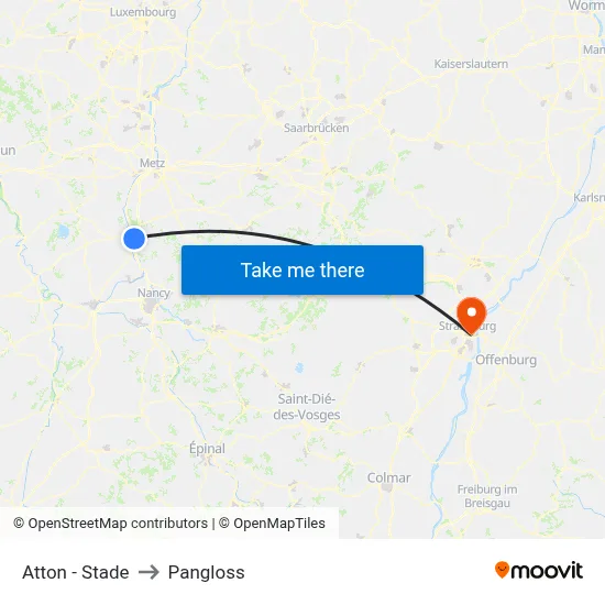 Atton - Stade to Pangloss map