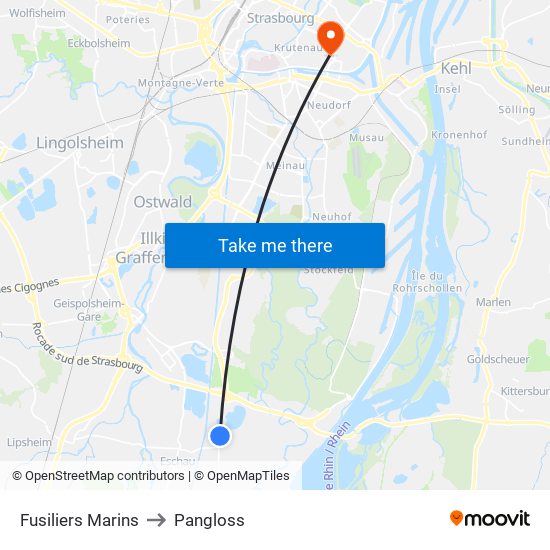 Fusiliers Marins to Pangloss map