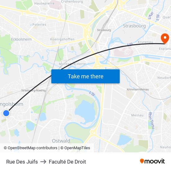 Rue Des Juifs to Faculté De Droit map