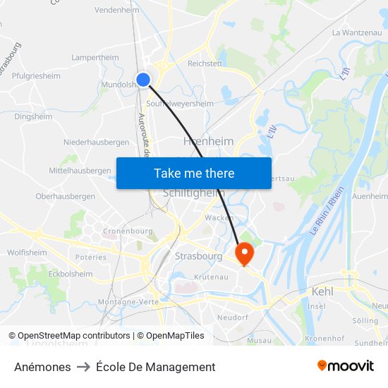 Anémones to École De Management map