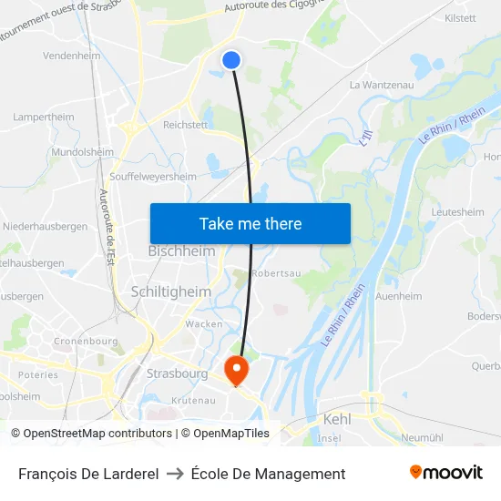 François De Larderel to École De Management map