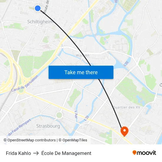Frida Kahlo to École De Management map