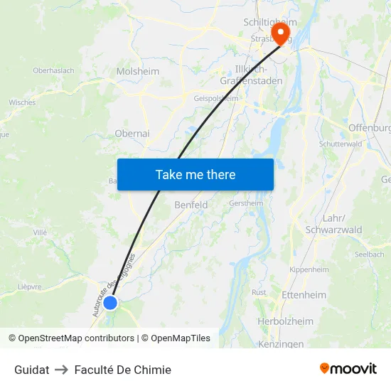 Guidat to Faculté De Chimie map