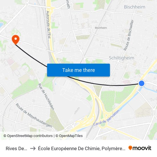 Rives De L'Aar to École Européenne De Chimie, Polymères Et Matériaux map