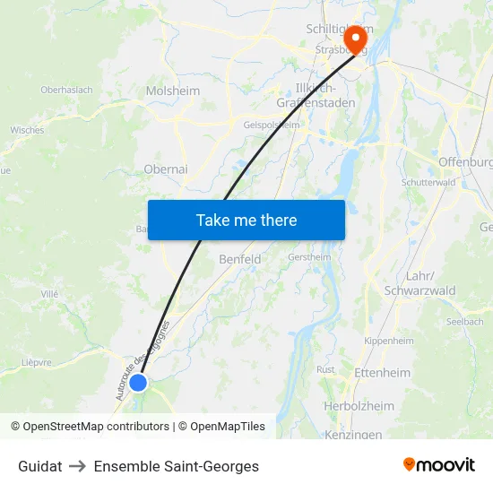 Guidat to Ensemble Saint-Georges map