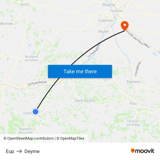 Eup to Deyme map