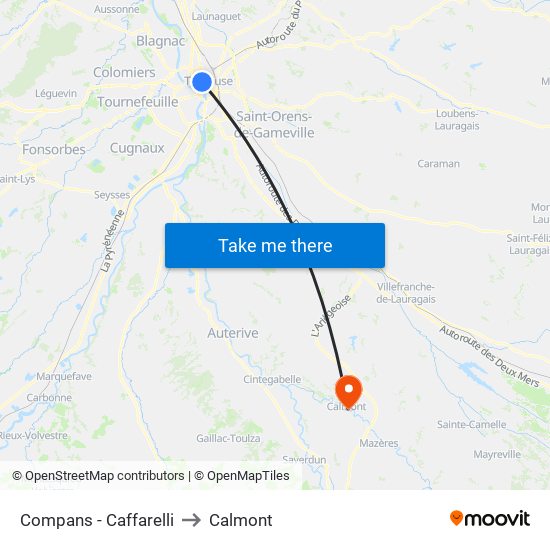 Compans - Caffarelli to Calmont map