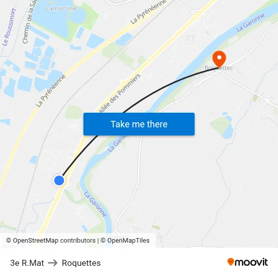 3e R.Mat to Roquettes map