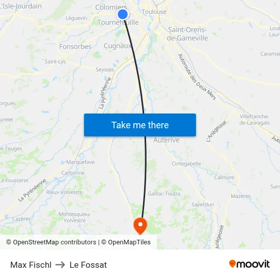 Max Fischl to Le Fossat map