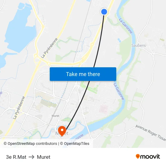 3e R.Mat to Muret map