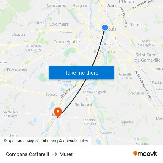 Compans-Caffarelli to Muret map
