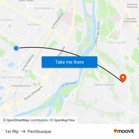 1er Rtp to Pechbusque map