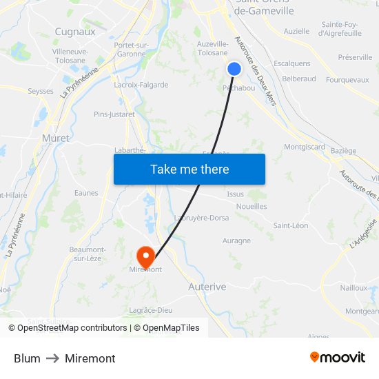 Blum to Miremont map