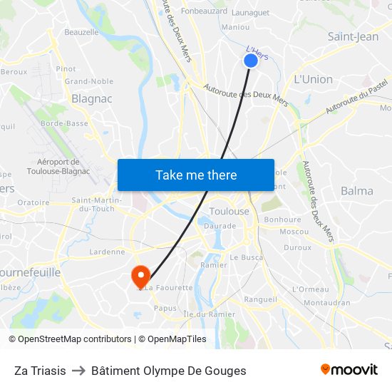 Za Triasis to Bâtiment Olympe De Gouges map