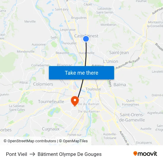 Pont Vieil to Bâtiment Olympe De Gouges map