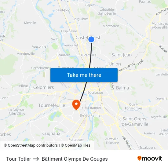 Tour Totier to Bâtiment Olympe De Gouges map