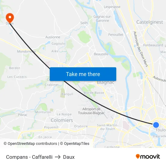 Compans - Caffarelli to Daux map