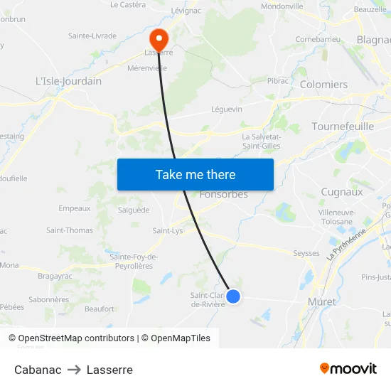 Cabanac to Lasserre map