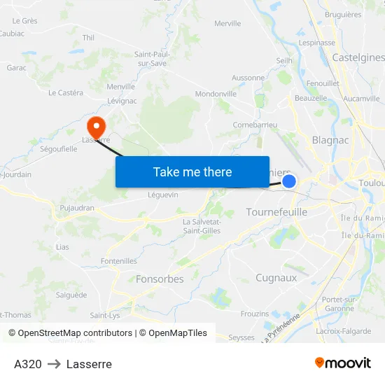 A320 to Lasserre map