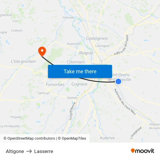 Altigone to Lasserre map