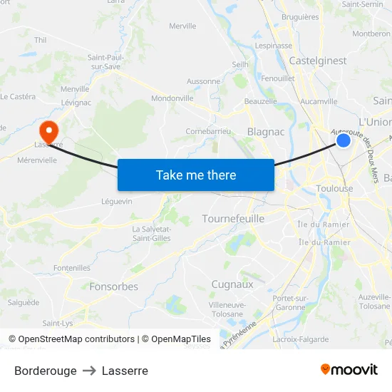 Borderouge to Lasserre map