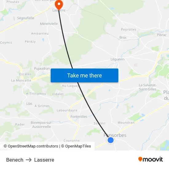 Benech to Lasserre map