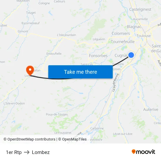 1er Rtp to Lombez map