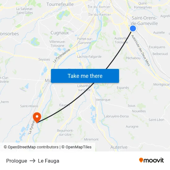 Prologue to Le Fauga map