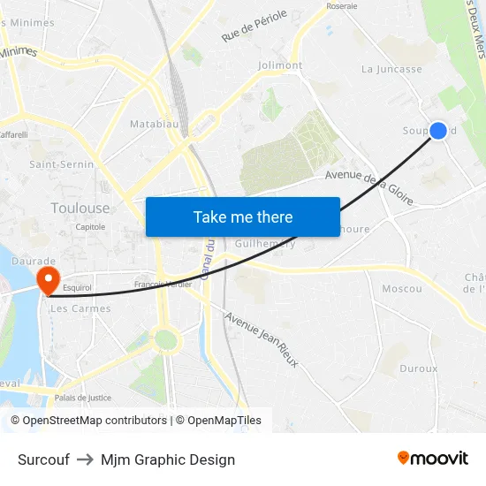 Surcouf to Mjm Graphic Design map