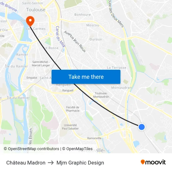 Château Madron to Mjm Graphic Design map