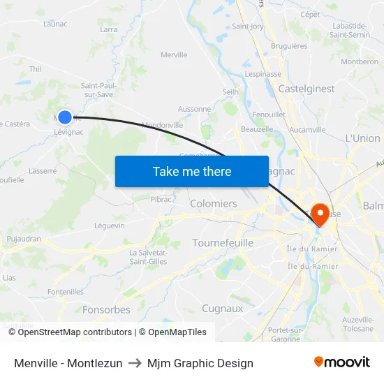 Menville - Montlezun to Mjm Graphic Design map