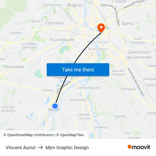 Vincent Auriol to Mjm Graphic Design map