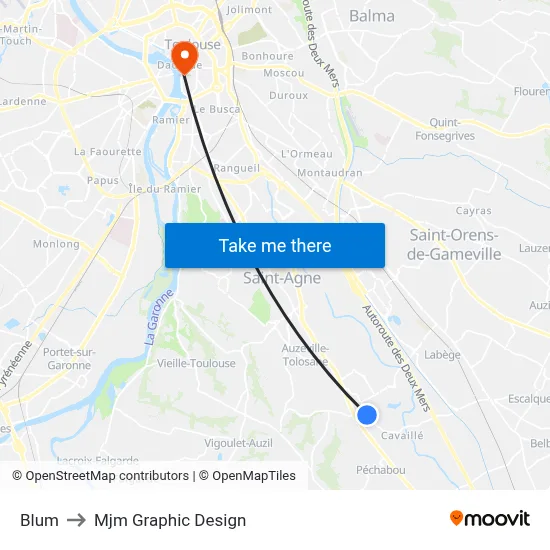 Blum to Mjm Graphic Design map