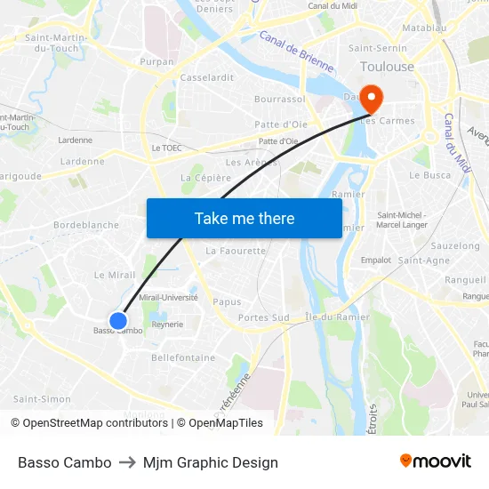 Basso Cambo to Mjm Graphic Design map