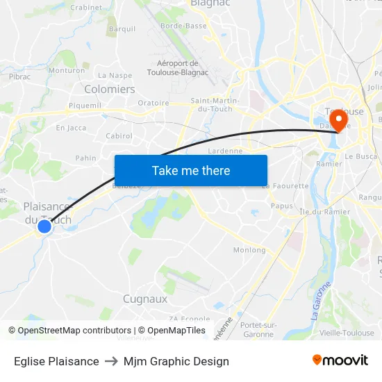 Eglise Plaisance to Mjm Graphic Design map