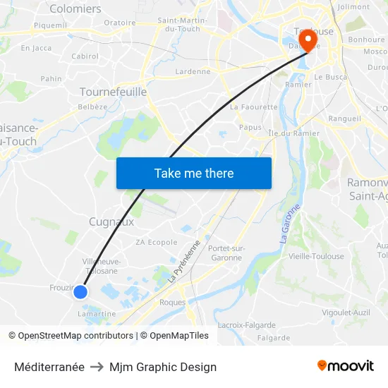 Méditerranée to Mjm Graphic Design map