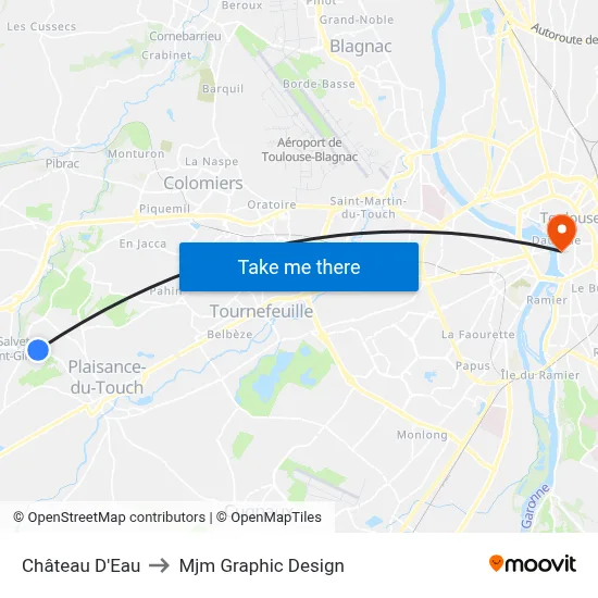 Château D'Eau to Mjm Graphic Design map