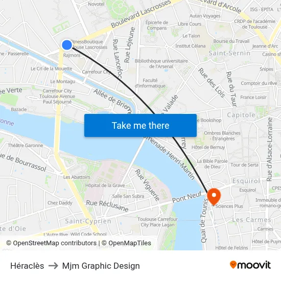 Héraclès to Mjm Graphic Design map