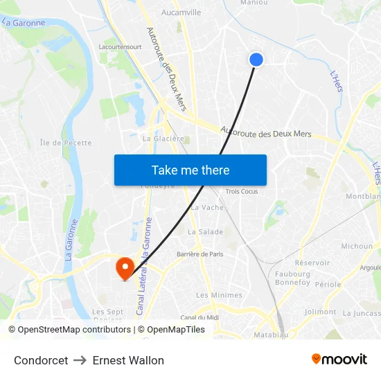 Condorcet to Ernest Wallon map