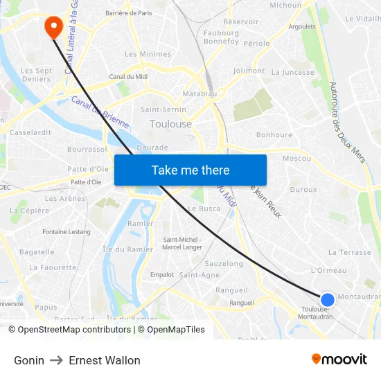 Gonin to Ernest Wallon map