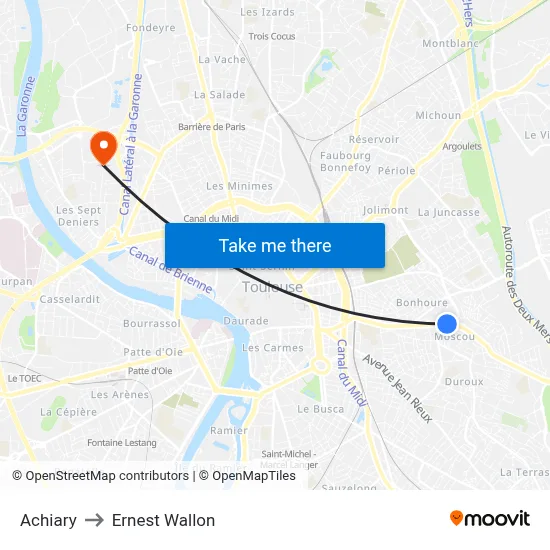 Achiary to Ernest Wallon map