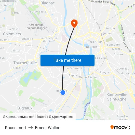 Roussimort to Ernest Wallon map