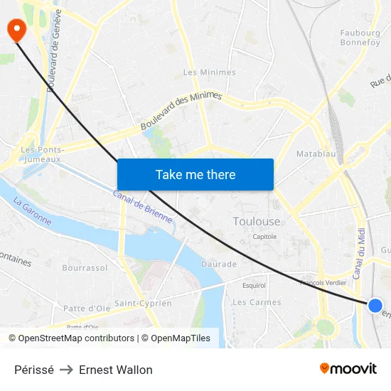 Périssé to Ernest Wallon map