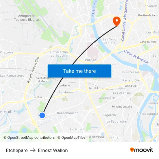 Etchepare to Ernest Wallon map