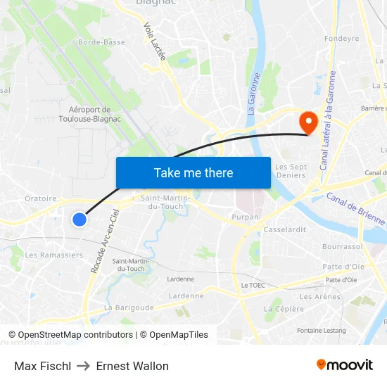 Max Fischl to Ernest Wallon map