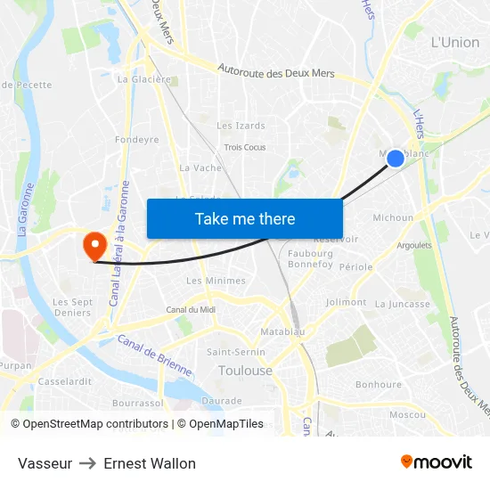 Vasseur to Ernest Wallon map
