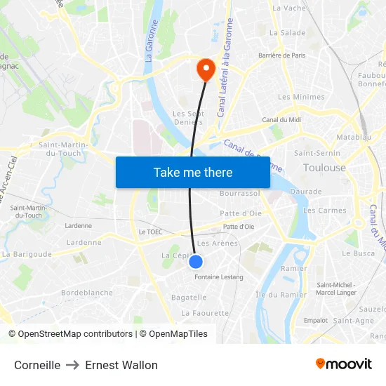 Corneille to Ernest Wallon map