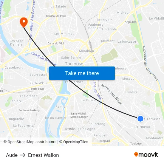 Aude to Ernest Wallon map