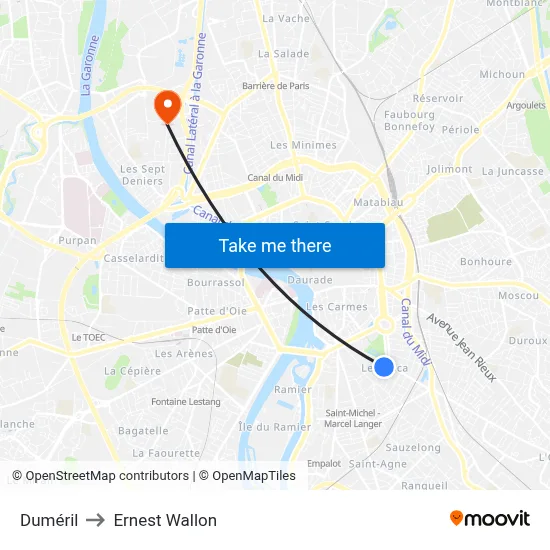 Duméril to Ernest Wallon map