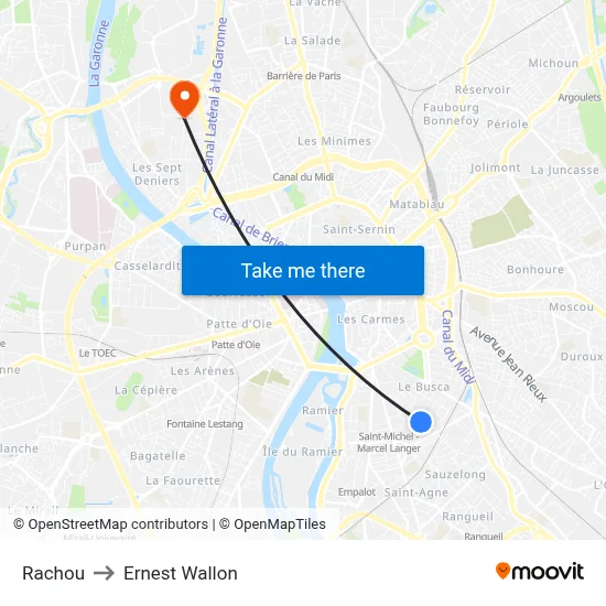 Rachou to Ernest Wallon map